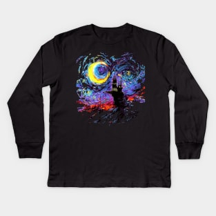 The Haunting of van Gogh Kids Long Sleeve T-Shirt